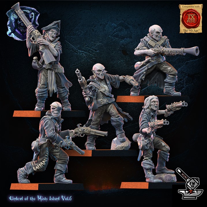 5 pirates mort-vivants pack 2 – Image 2