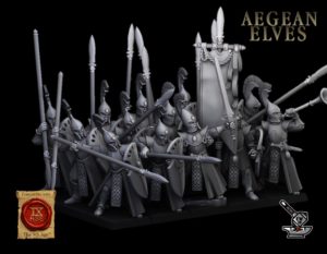 10 lanciers Aegan Elfes
