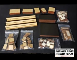 Socles MDF carré toutes les tailles (RK Maquettiste)