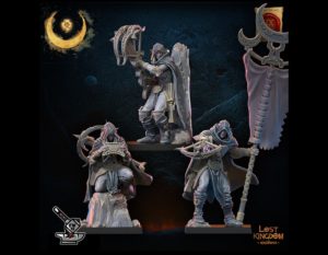 Etat-major des arbalétriers Elfes de la nuit