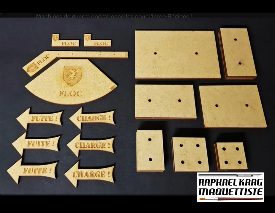 Accessoires de jeu MDF (RK Maquettiste)