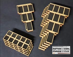 Adapatateurs MDF pour The Old World toutes les tailles (RK Maquettiste)
