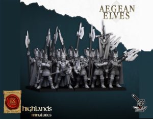 10 Gardes Mycenaean Aegan Elfes