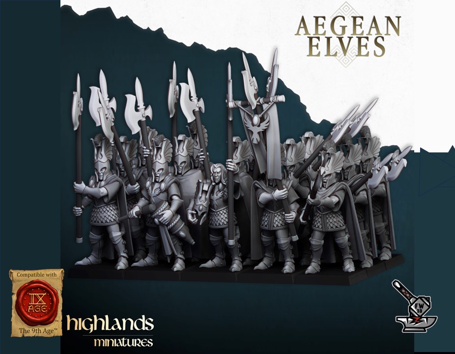 10 Gardes Mycenaean Aegan Elfes - Image 2