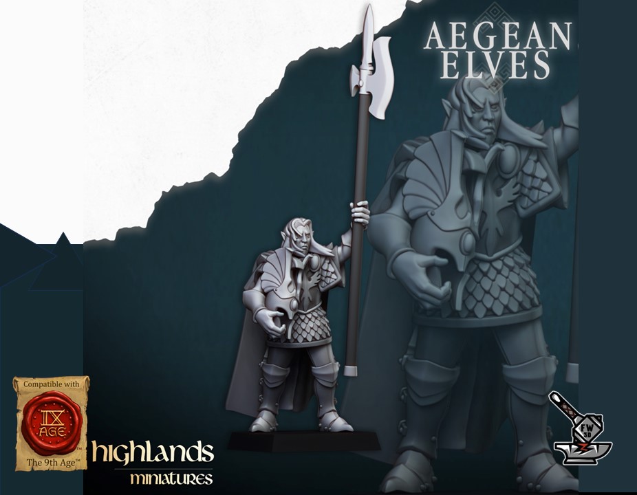 10 Gardes Mycenaean Aegan Elfes - Image 3