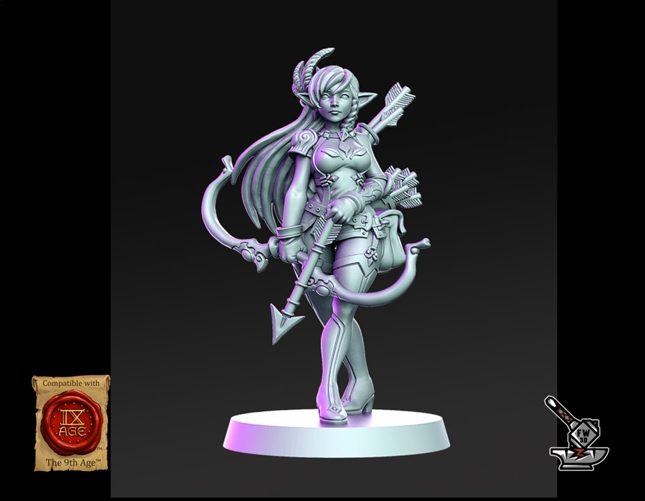 Elaina, archère Elfe