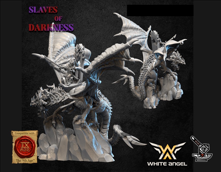 Empereur Elfe noir sur dragon noir – Image 4