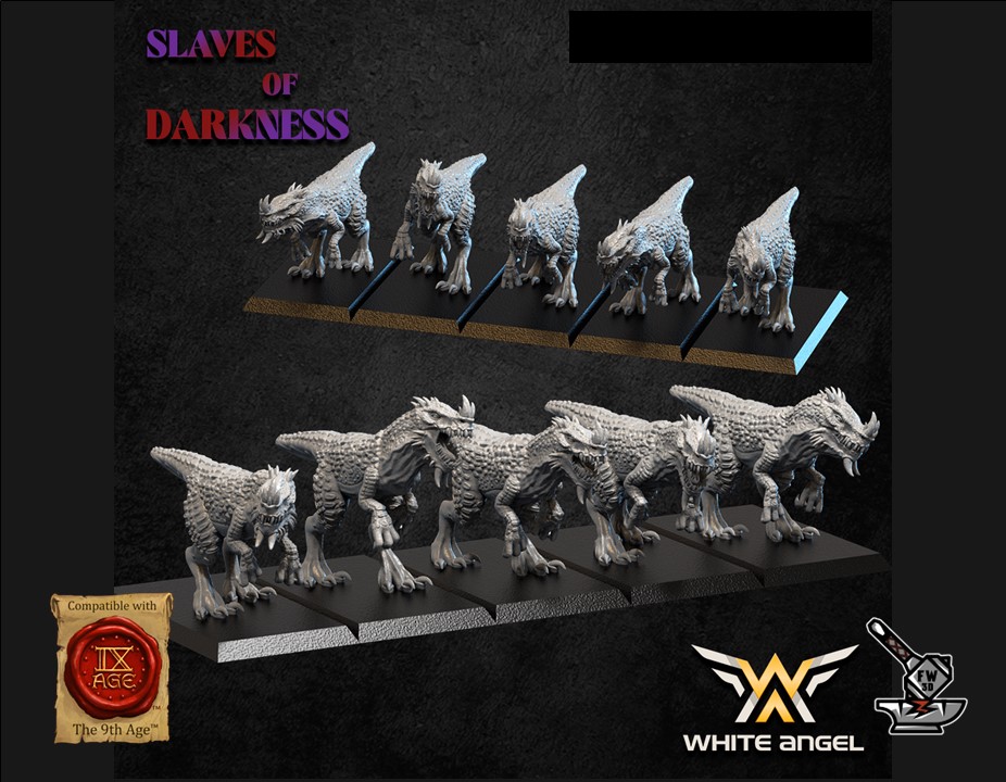 10 Dark Elf Raptors