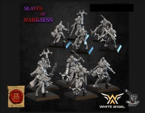 10 Ombres Elfe noirs avec arbalètes