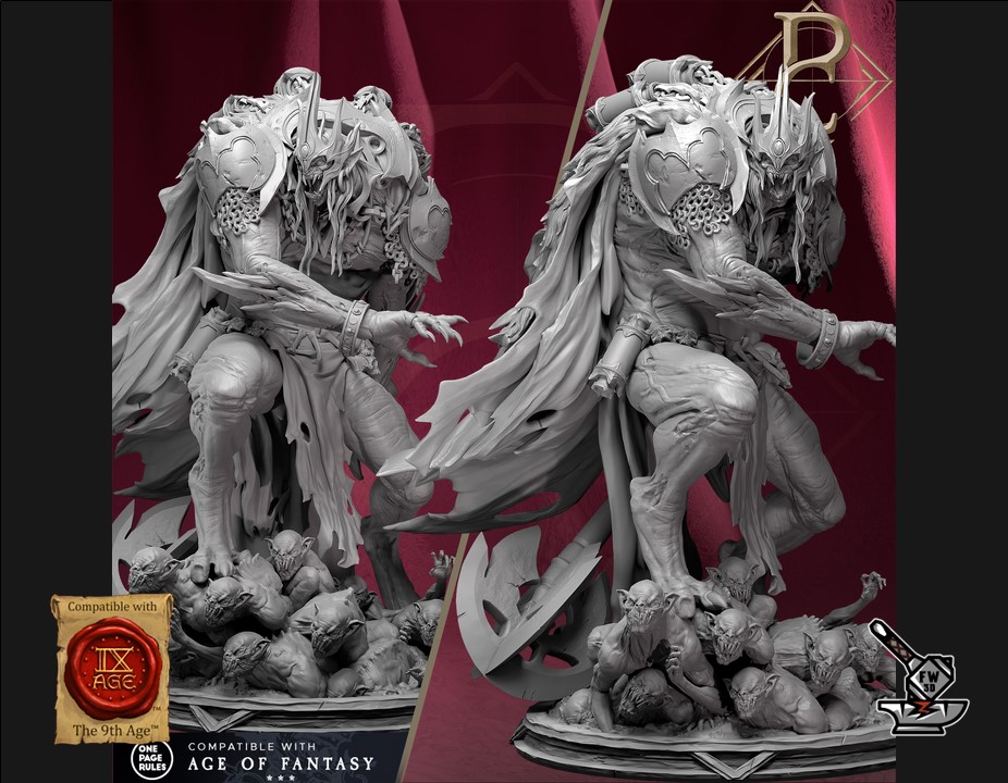 Shagottar the ancient king without decorated base - Image 3