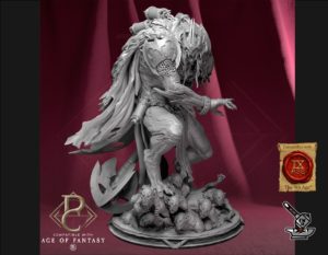 Shagottar the ancient king avec socle décoré