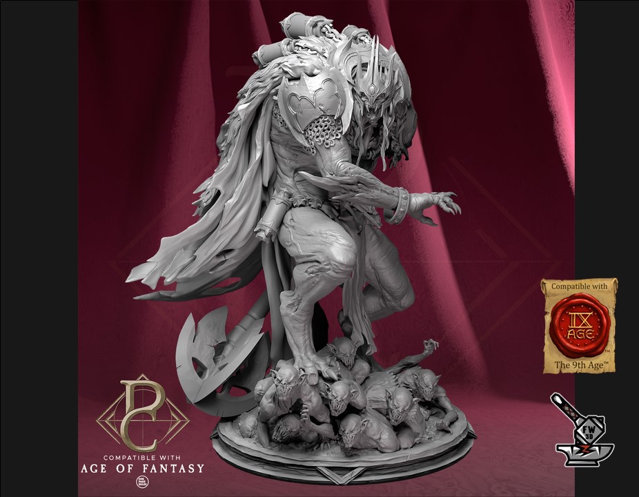 Shagottar the ancient king without decorated base
