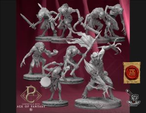 10 Ghouls avec chef des Ghouls