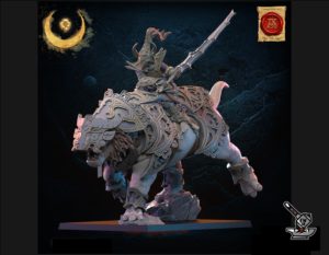 Tao tie Hero Elfe de la nuit monté