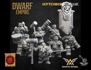 10 Marteaux de fer Nain de l'Empire Nain