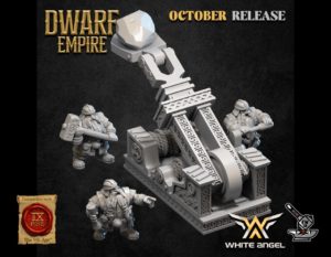 Catapulte Naine de l'Empire Nain et ses servants
