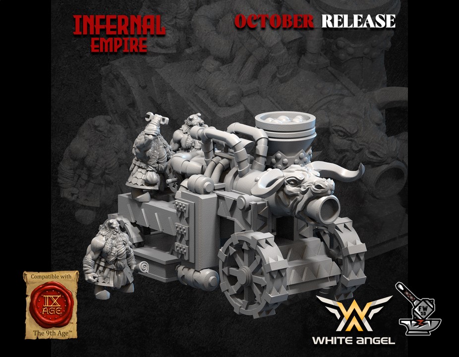Chaos Dwarf Hellcannon (Realm of the Infernal Dwarves)