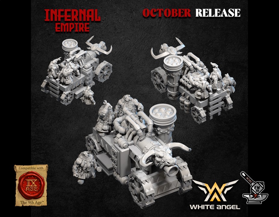 Chaos Dwarf Hellcannon (Realm of the Infernal Dwarves) - Image 2