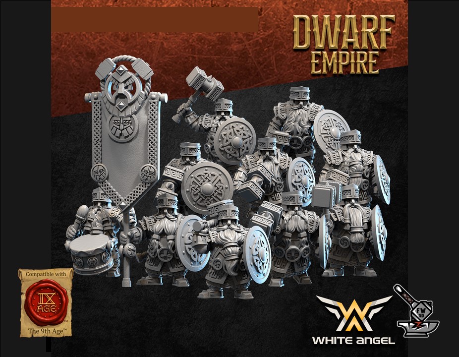 10 Elites de fer de l'Empire Nain