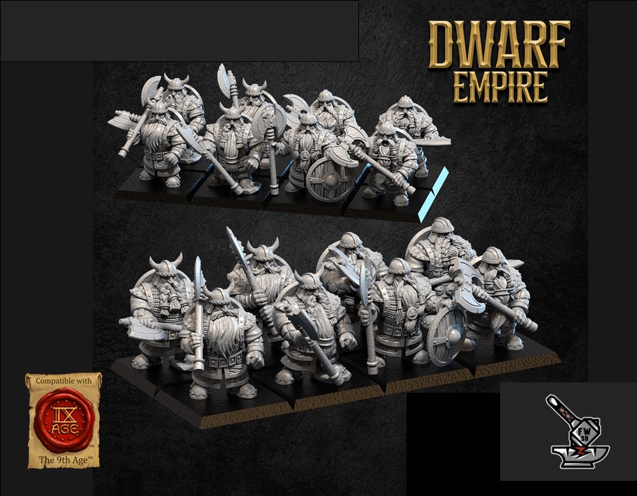 10 Grands guerriers de l'Empire Nain - Image 2