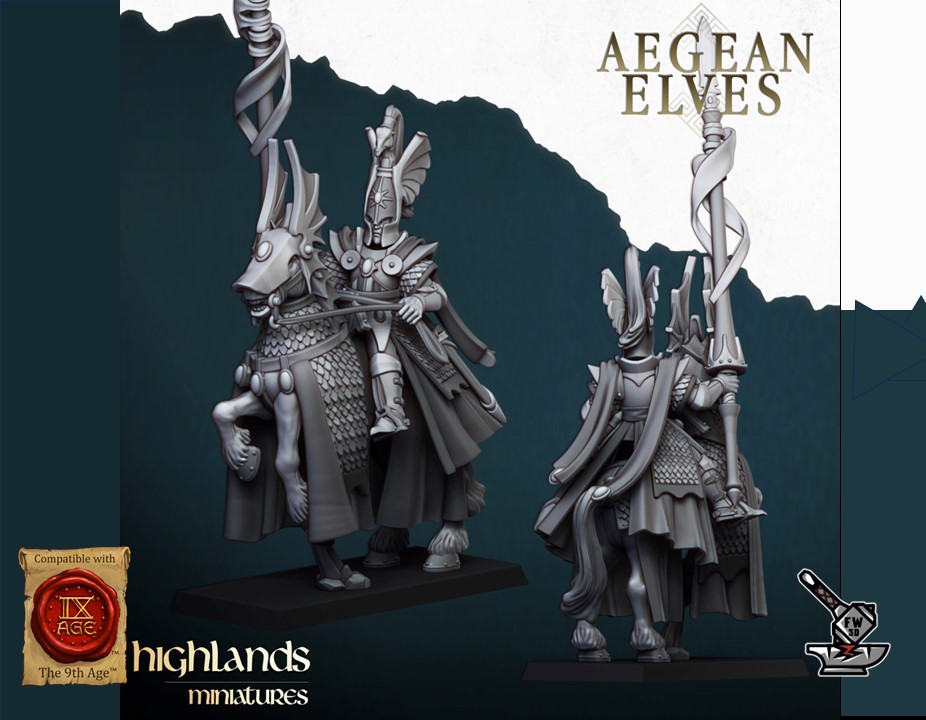 Seigneur Aegean Elfe monté – Image 2
