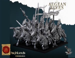 5 Chevaliers dragon Aegean Elfe