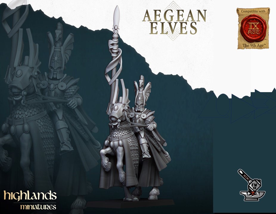 Seigneur Aegean Elfe monté – Image 3