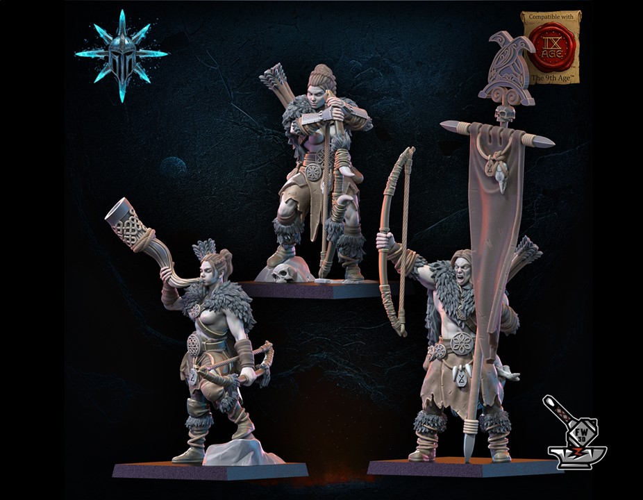 Etat-major guerriers humain des Dieux Sombres – Image 3