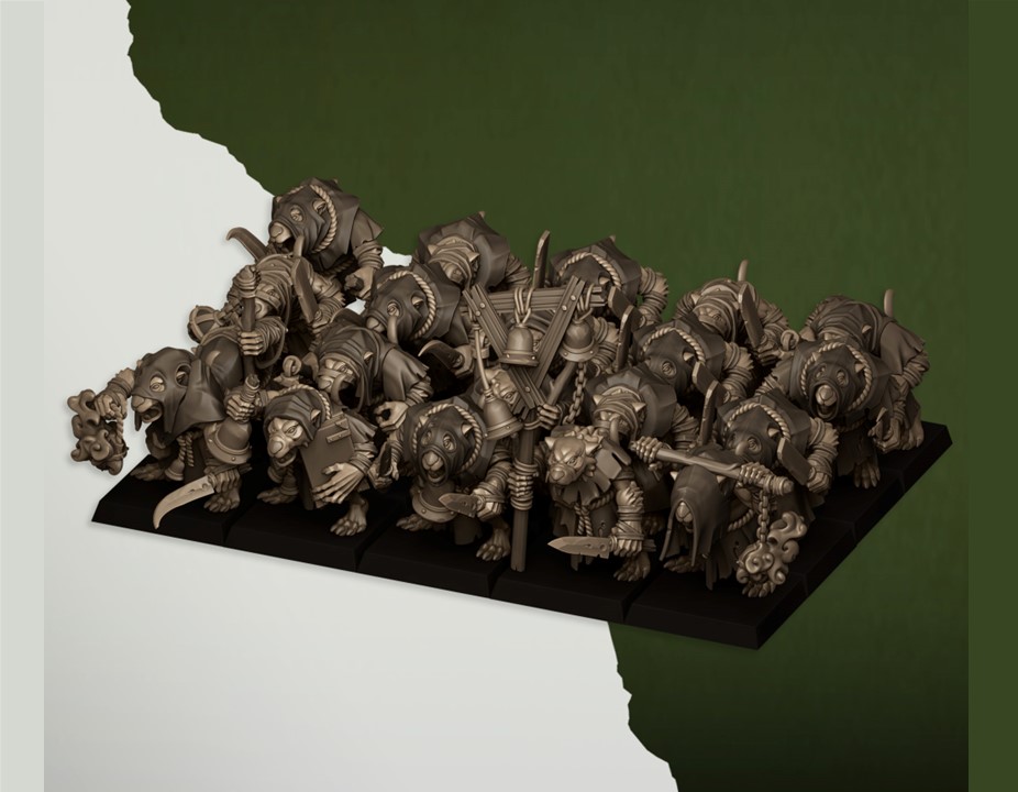 20 vermin acolytes avec deux armes de base