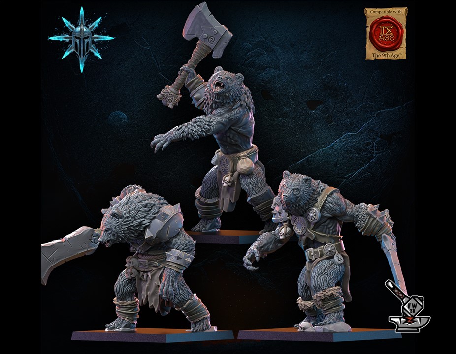 3 Werebear Dark Gods - Image 2