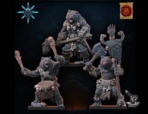 Etat-major des Werebear des dieux sombres