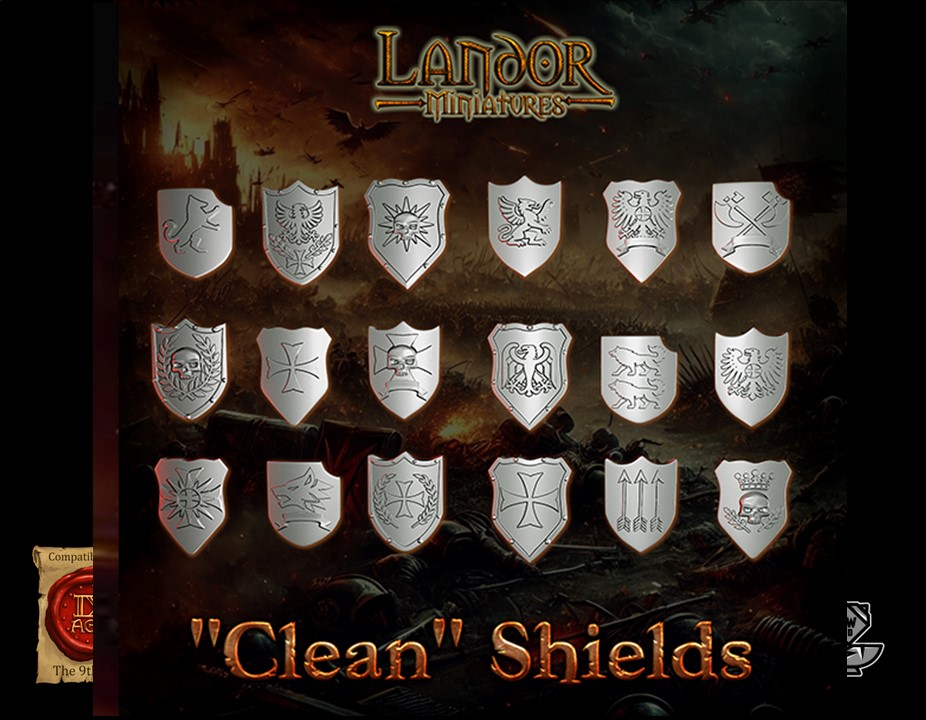 10 Hallebardiers de Landor Emc with new shields - Image 2