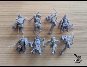 figurines ENDOMMAGEES lot 224