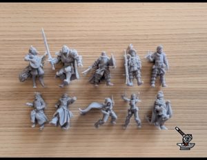 figurines ENDOMMAGEES lot 225