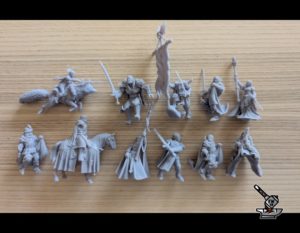 figurines ENDOMMAGEES lot 226