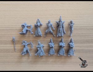 figurines ENDOMMAGEES lot 220