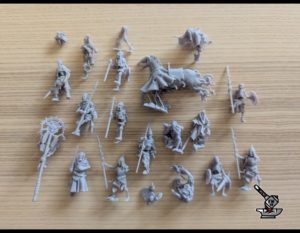 figurines ENDOMMAGEES lot 205
