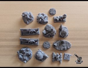 figurines ENDOMMAGEES lot 203