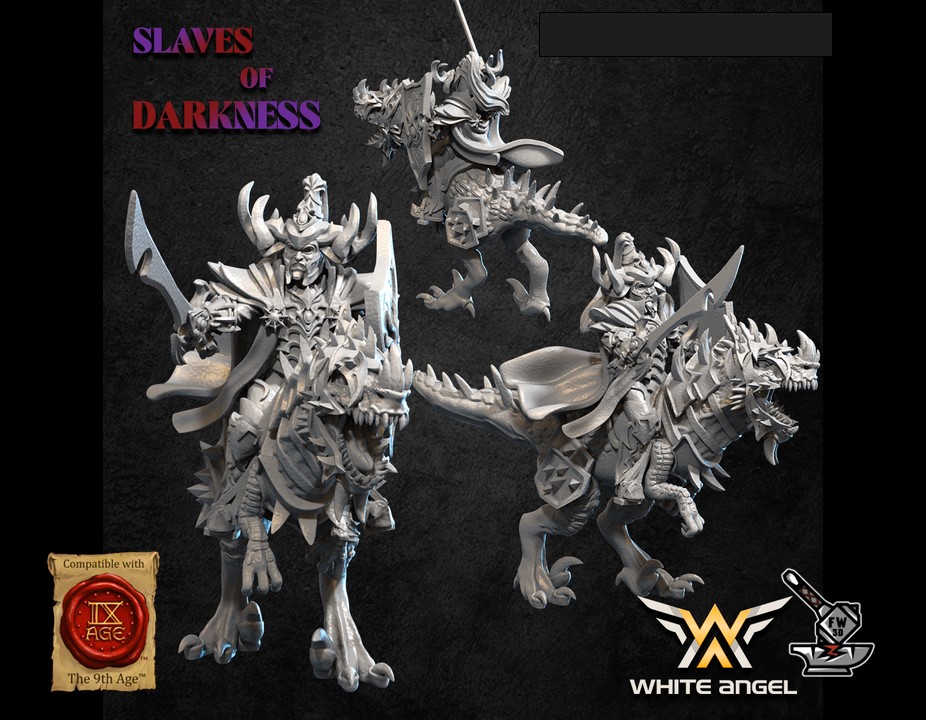 Dark Emperor of the Dark Elves on raptor - Image 2