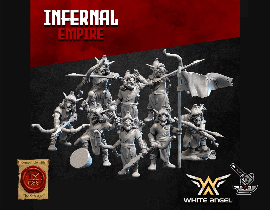 10 Infernal goblin archers