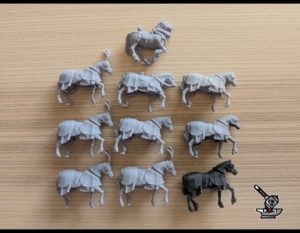 figurines ENDOMMAGEES lot 209