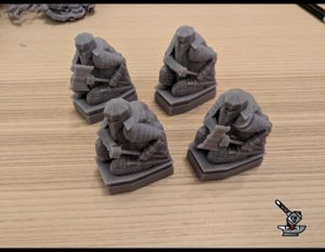 figurines ENDOMMAGEES lot 206