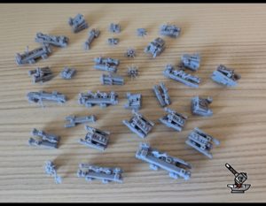 figurines ENDOMMAGEES lot 200