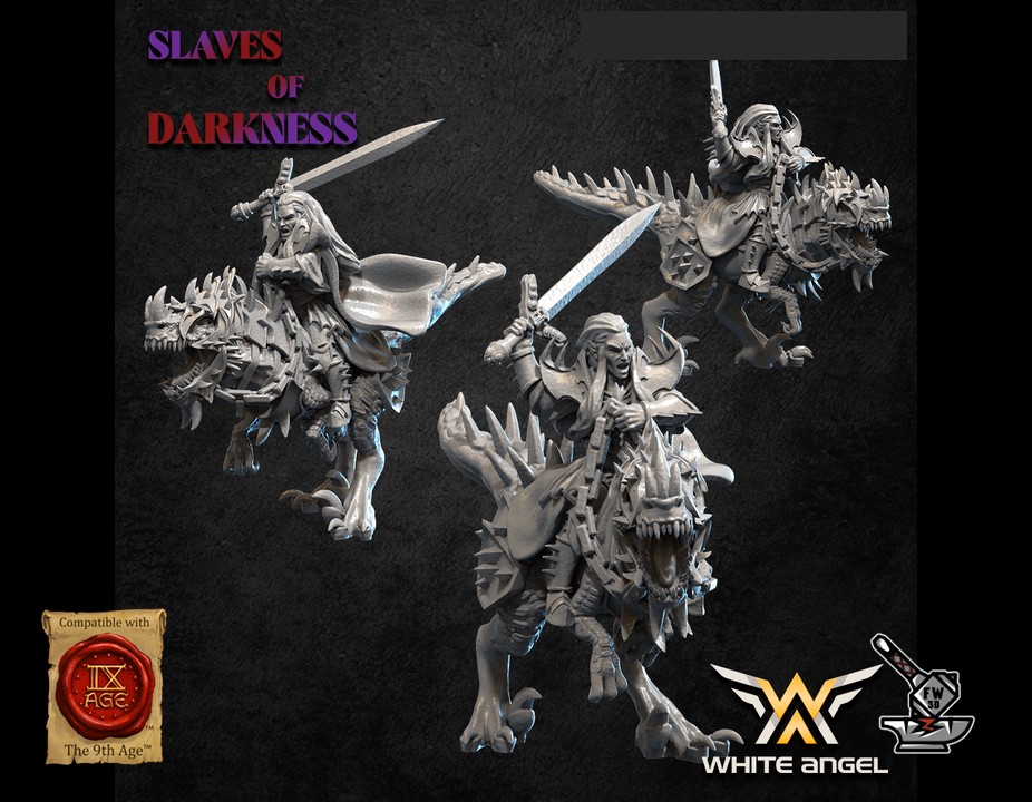 Dark Lord Dark Elf on Raptor - Image 2