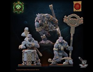 Etat-major des Cipactlis Homme-Lézard de l'Empire Cuetzpal