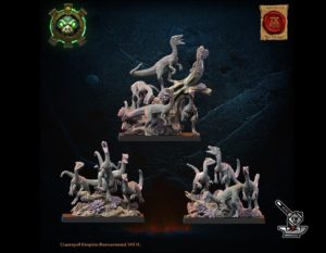 3 essaims Homme-Lézard de l'empire Cuetzpal