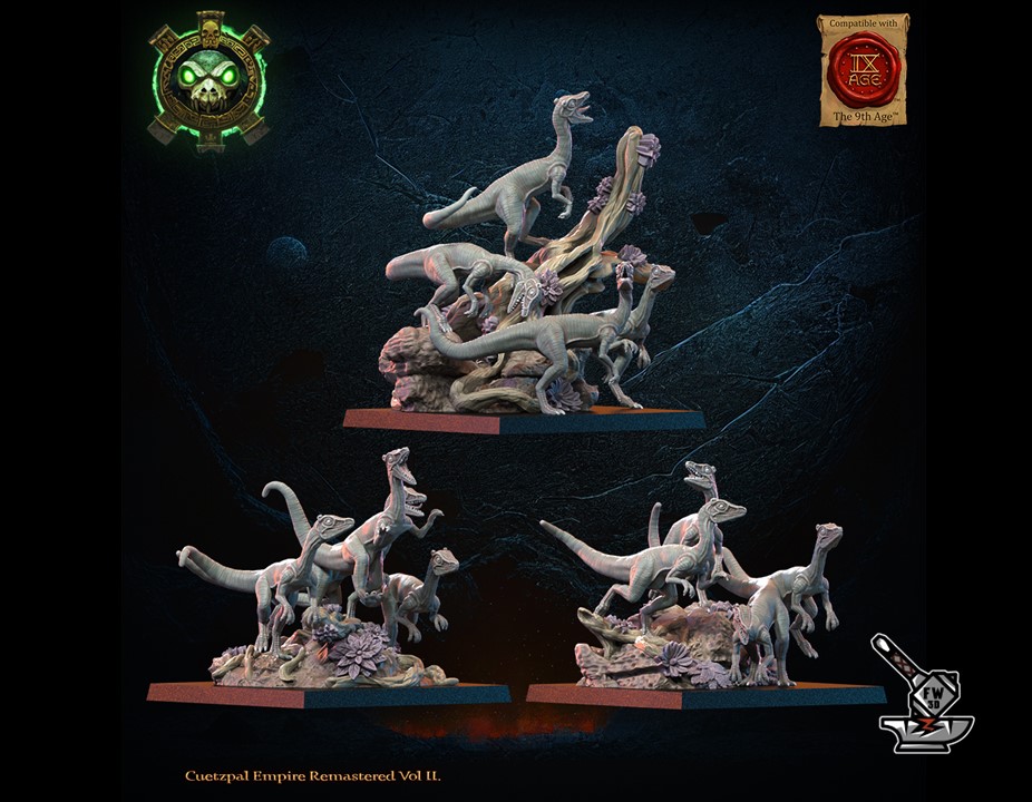 3 essaims Homme-Lézard de l'empire Cuetzpal - Image 2