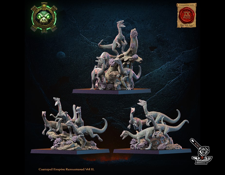 3 essaims Homme-Lézard de l'empire Cuetzpal - Image 3