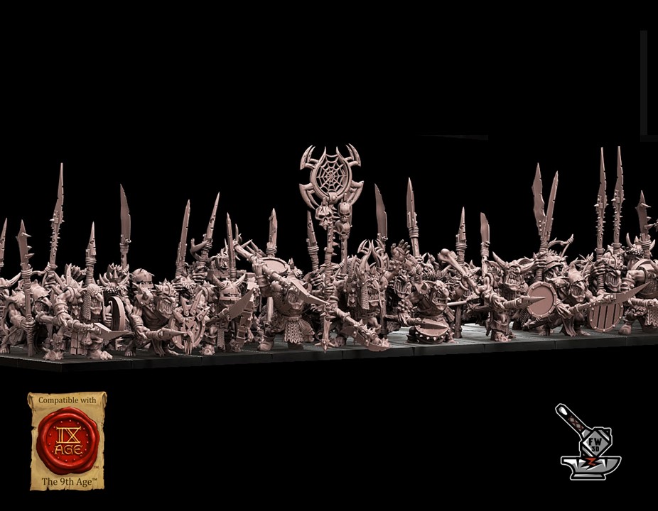 10 Lanciers Gobelins avec boucliers AOW – Image 2