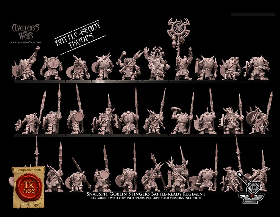 10 Lanciers Gobelins avec boucliers AOW – Image 11
